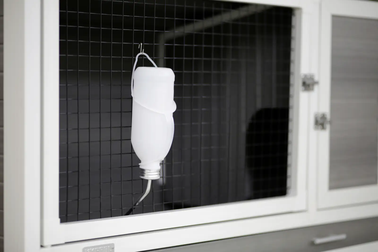 Kerbl Trinkflasche für Kaninchen Kunststoff mit Aluröhrchen