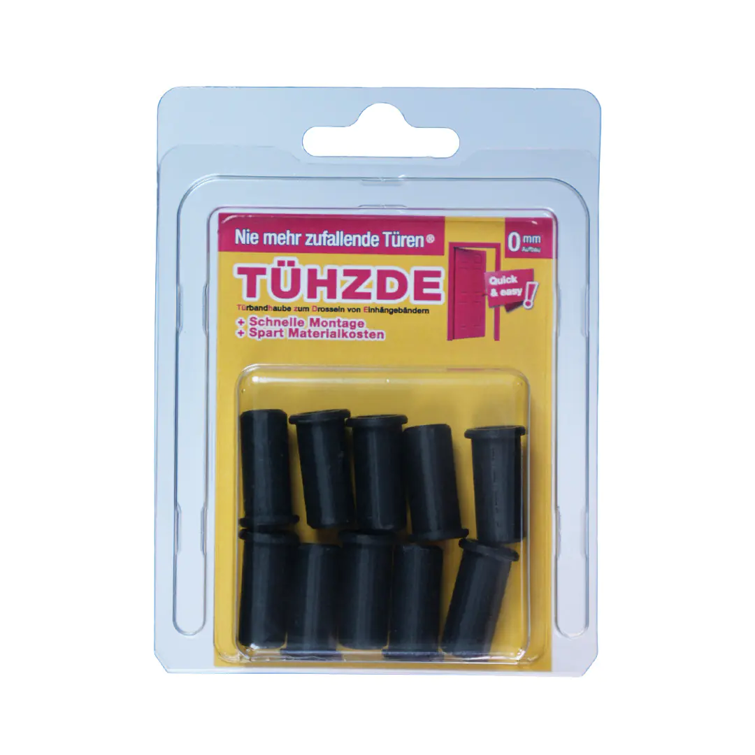 TÜHZDE Türbandhaube schwarz Aufbauhöhe 0 mm TÜHZDE Türbandhaube schwarz Aufbauhöhe 0 mm