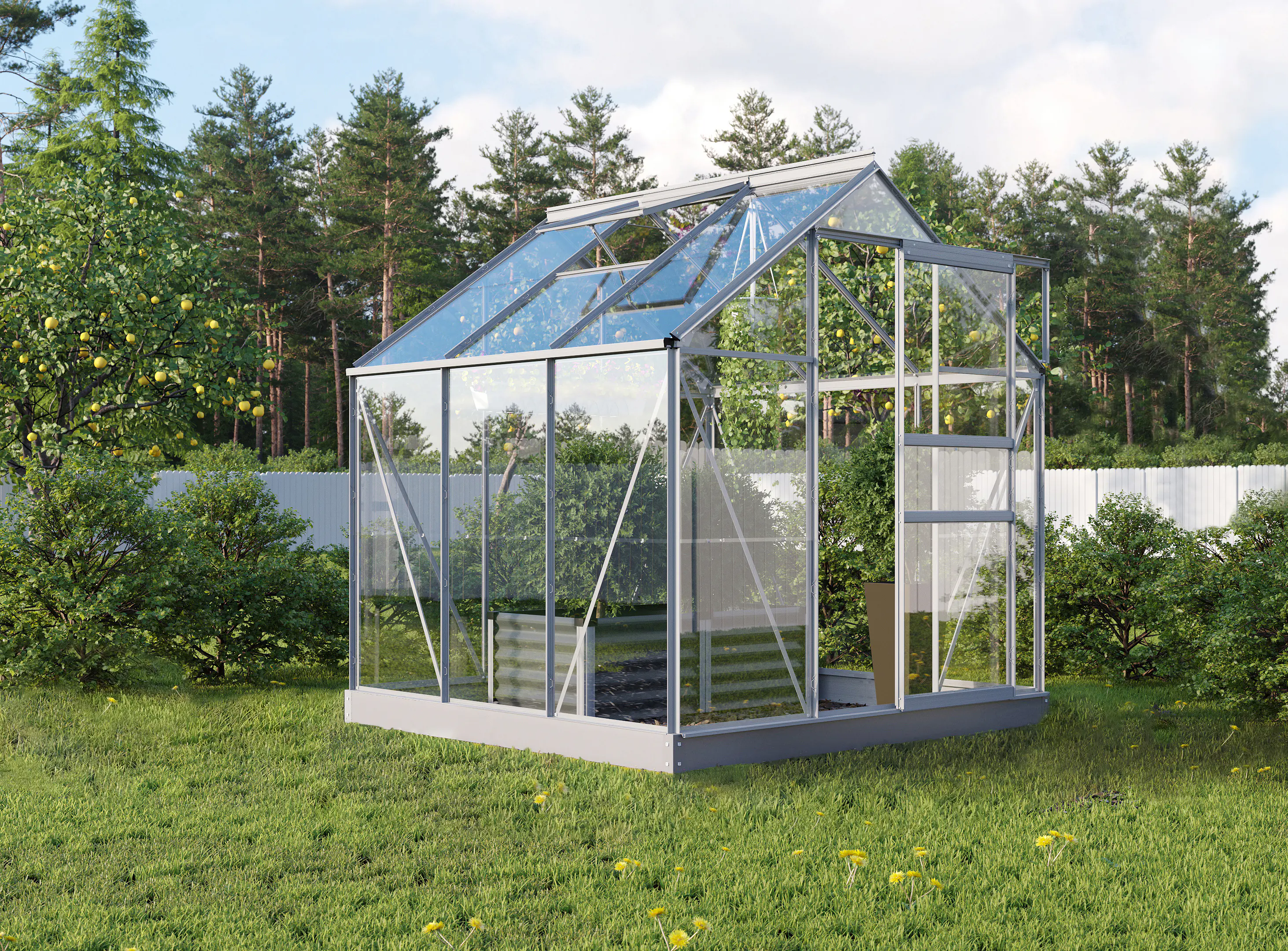 Vitavia Gewächshaus Venus 3800 192 x 192 cm 3 mm Sicherheitsglas Vitavia Gewächshaus Venus 3800 192 x 192 cm 3 mm Sicherheitsglas