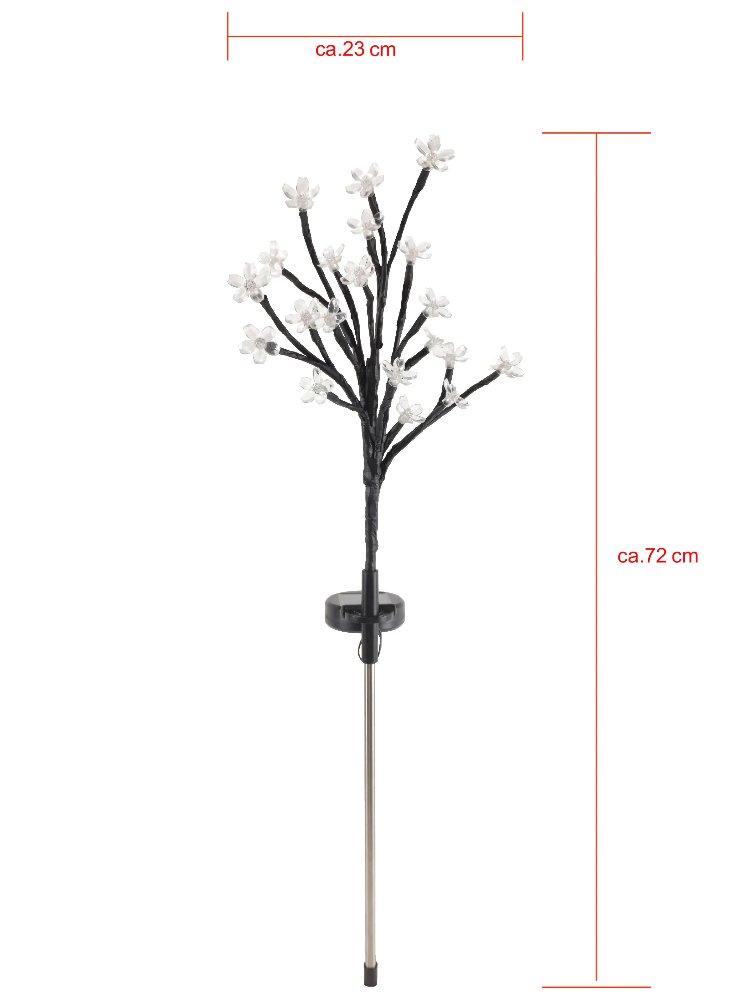 Dapo LED Solarstecker Wiesenblumen bunt