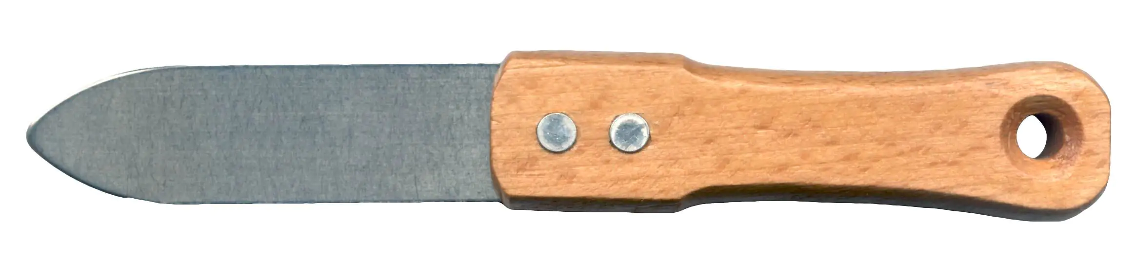 Kittmesser mit vernietetem Holzheft