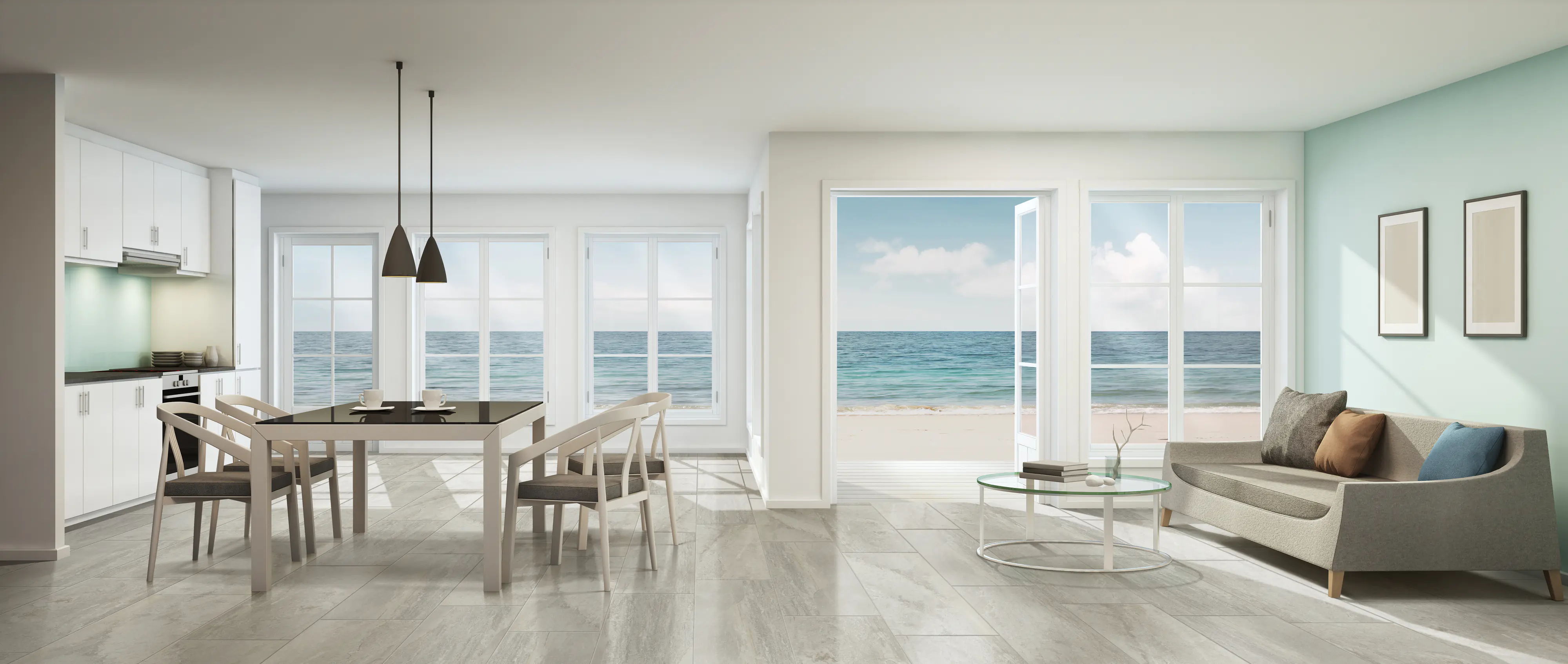 Bodenfliese Feinsteinzeug Roccia 31 x 62 cm white Bodenfliese Feinsteinzeug Roccia 31 x 62 cm white