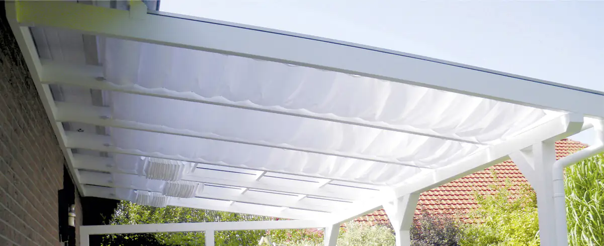 SKAN HOLZ Sonnensegel für Breite 434 cm, Tiefe 239/250 cm