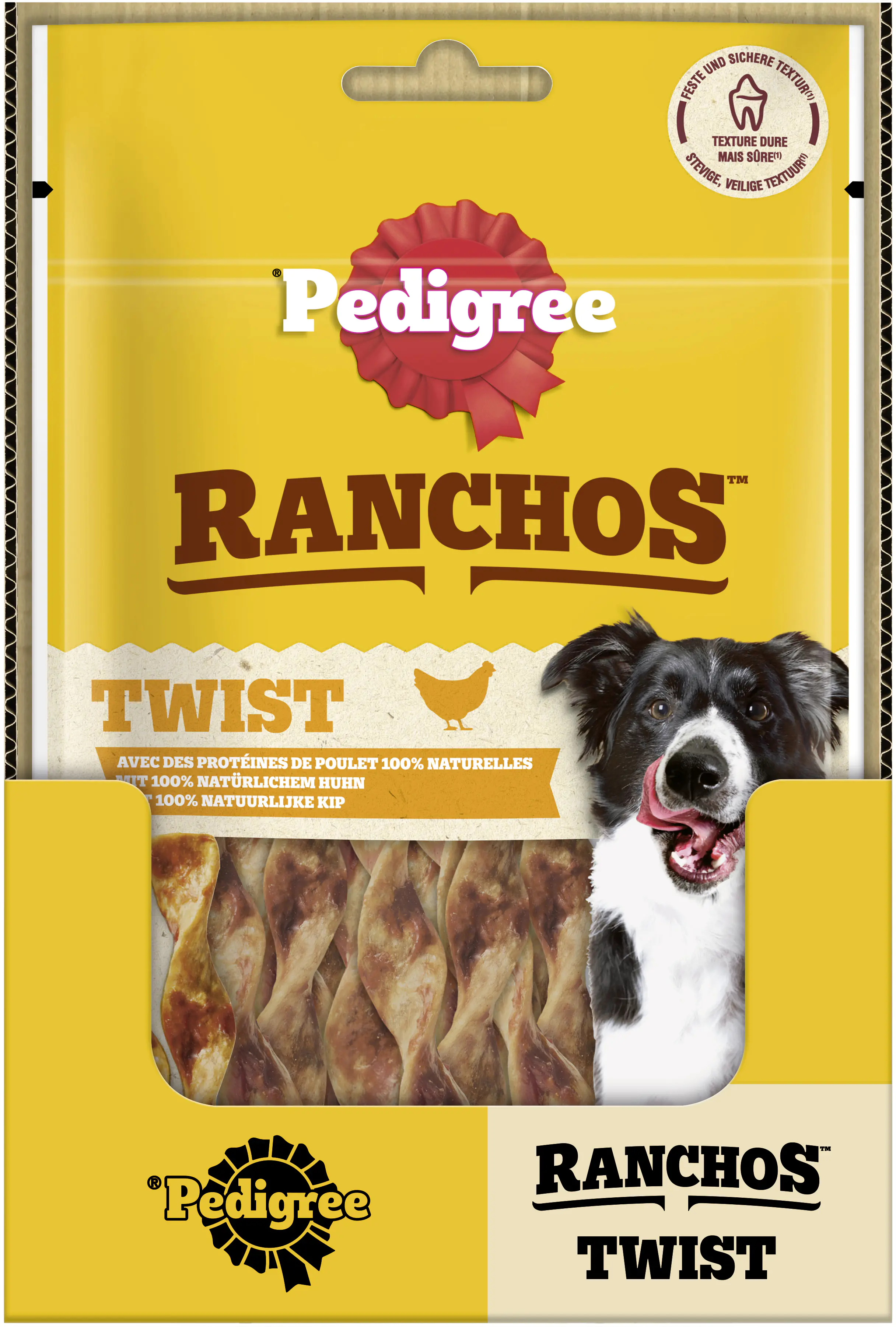 Pedigree Ranchos Hundeleckerli Twist mit Huhn 60 g