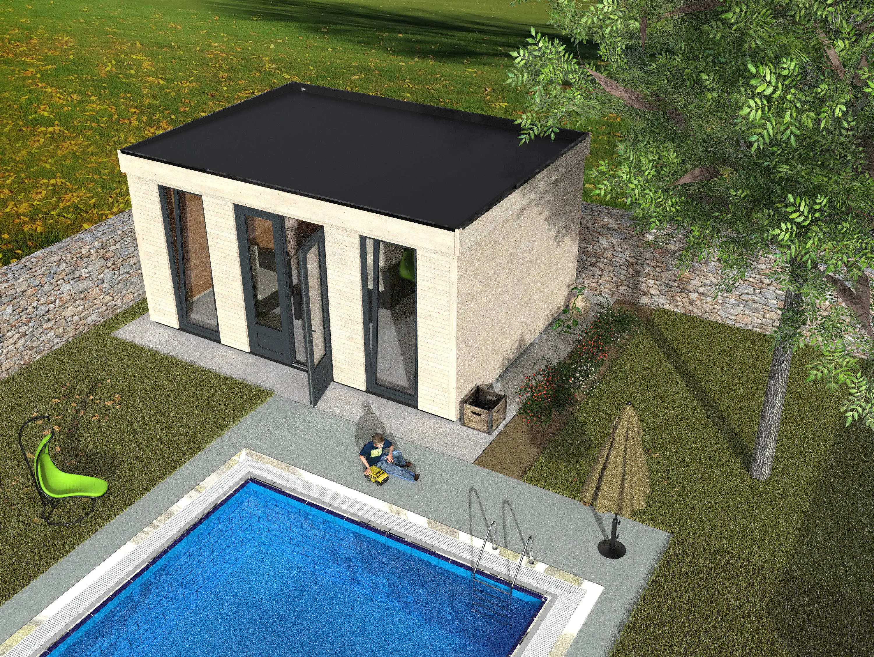 Decor et Jardin Gartenstudio Decor Home 480 x 348 cm natur