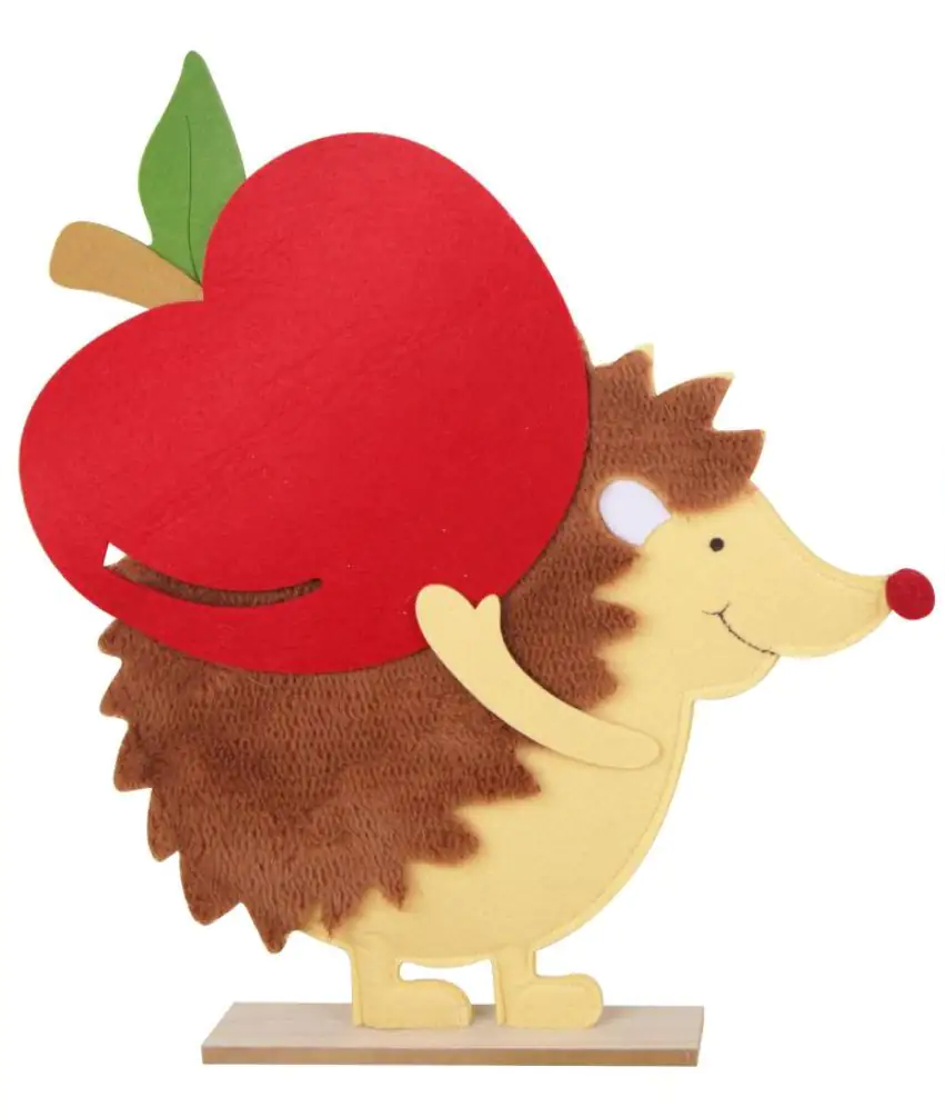 TrendLine Dekofigur Igel aus Filz 47,5 x 40 cm