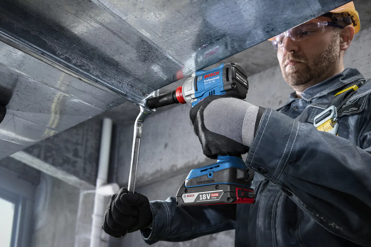Bosch Professional Akku-Drehschlagschrauber GDX 18V-285 Solo Bosch Professional Akku-Drehschlagschrauber GDX 18V-285 Solo