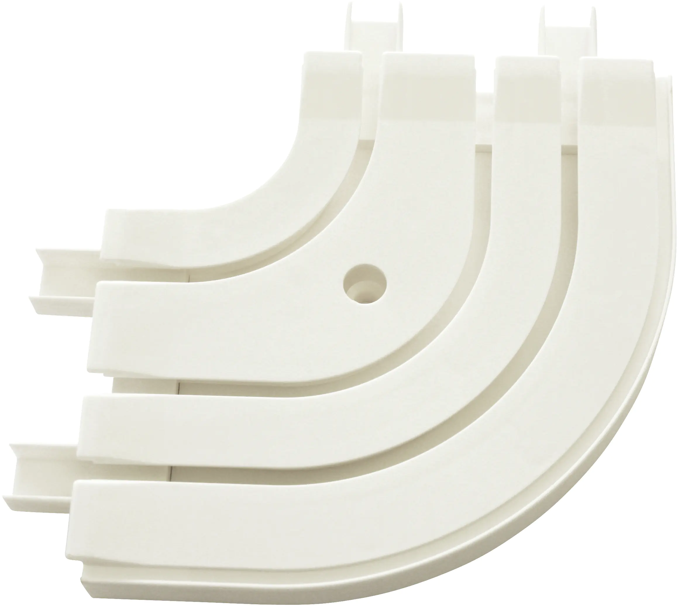 Gardinia Verlängerung für Vorhangschiene GE 3-läufig, weiß