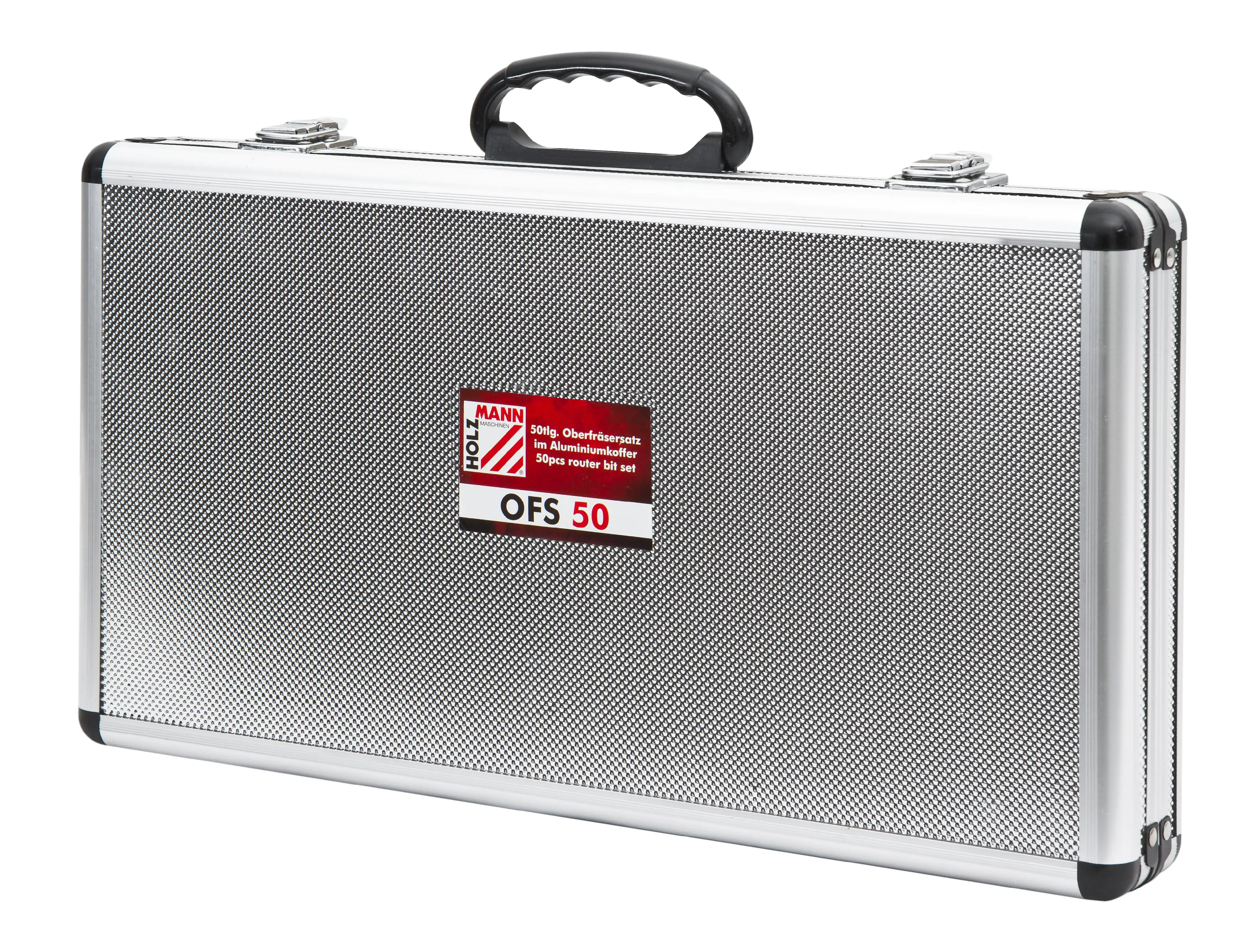 Holzmann Oberfräsersatz OFS50 50-teilig im Aluminiumkoffer Holzmann Oberfräsersatz OFS50 50-teilig im Aluminiumkoffer