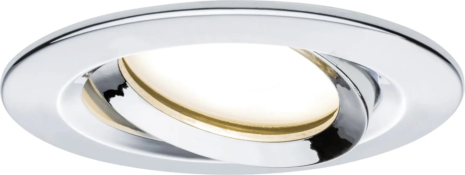 Paulmann LED Einbauleuchte Nova Plus chrom schwenkbar Ø 9,3 cm 