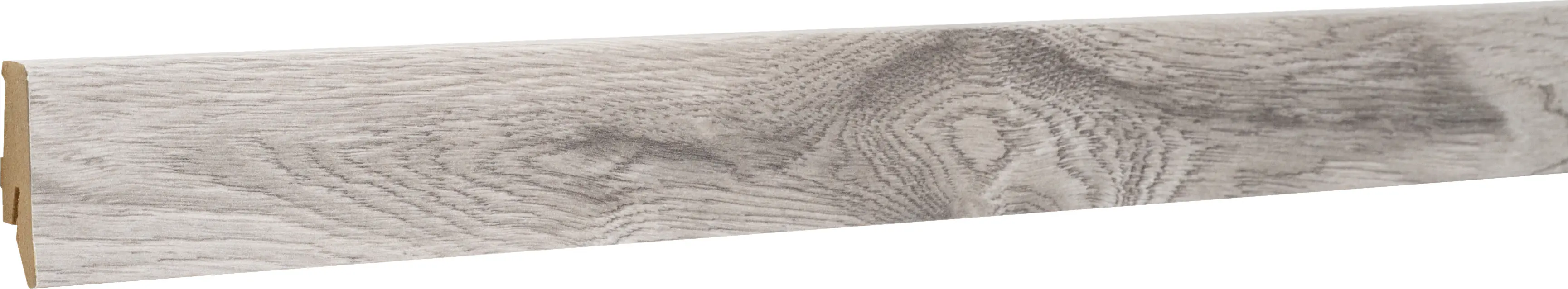 Classen Clip-Fußleiste 240 cm 58 x 19 mm Pemberton oak silver