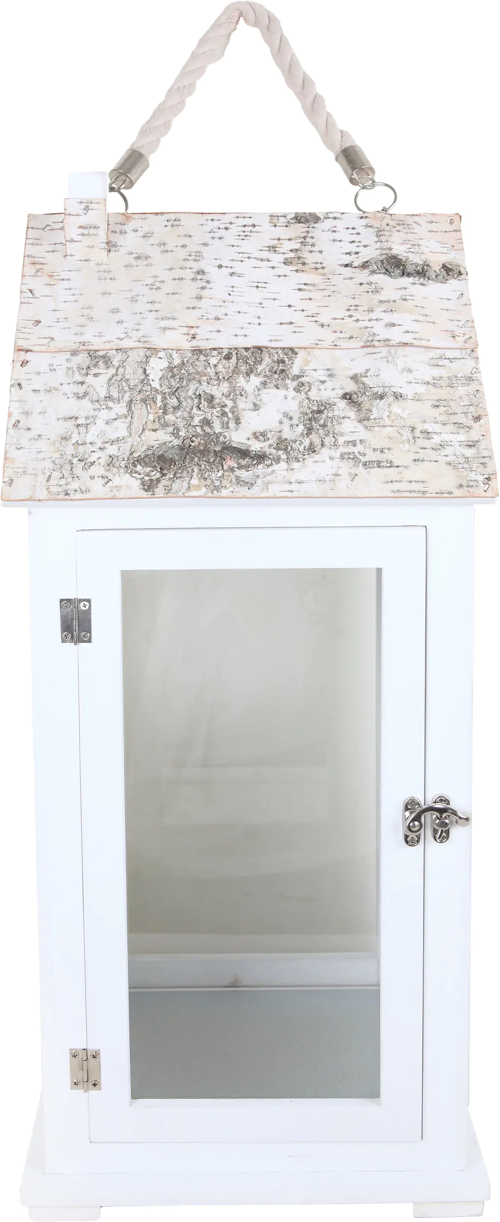 TrendLine Holzlaterne 22 x 22 x 56 cm weiß 