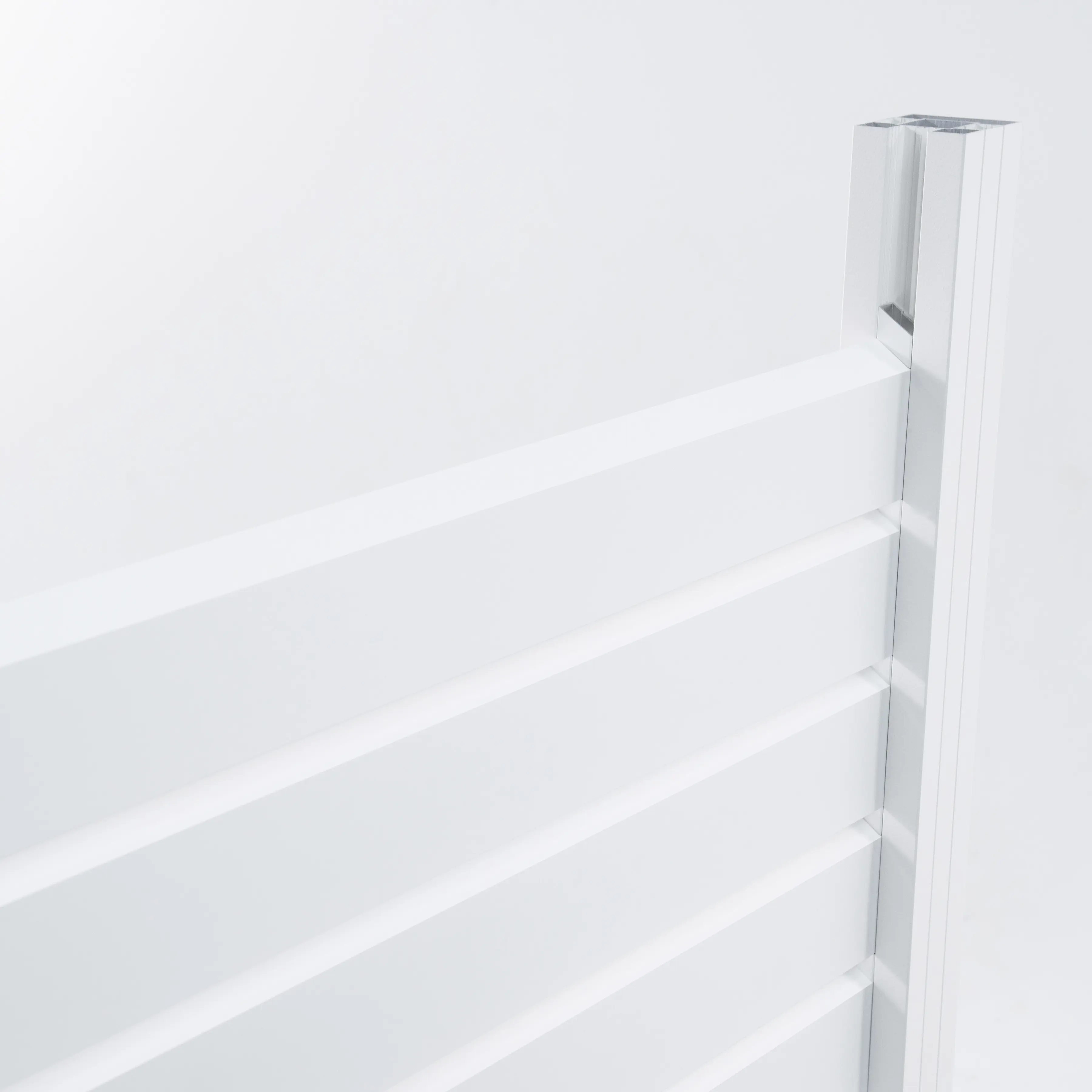 Ambiente Alu-Zaun Grundset Rhombus MINI 187 x 184,2 cm weiß