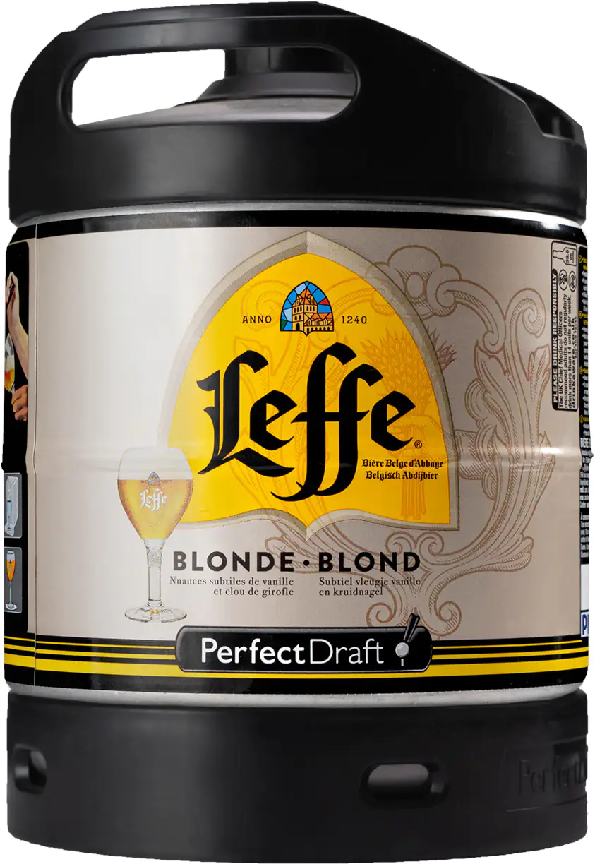 Leffe Blond Bier 1x 6 l Fass für Perfect Draft Bierzapfanlage Leffe Blond Bier 1x 6 l Fass für Perfect Draft Bierzapfanlage