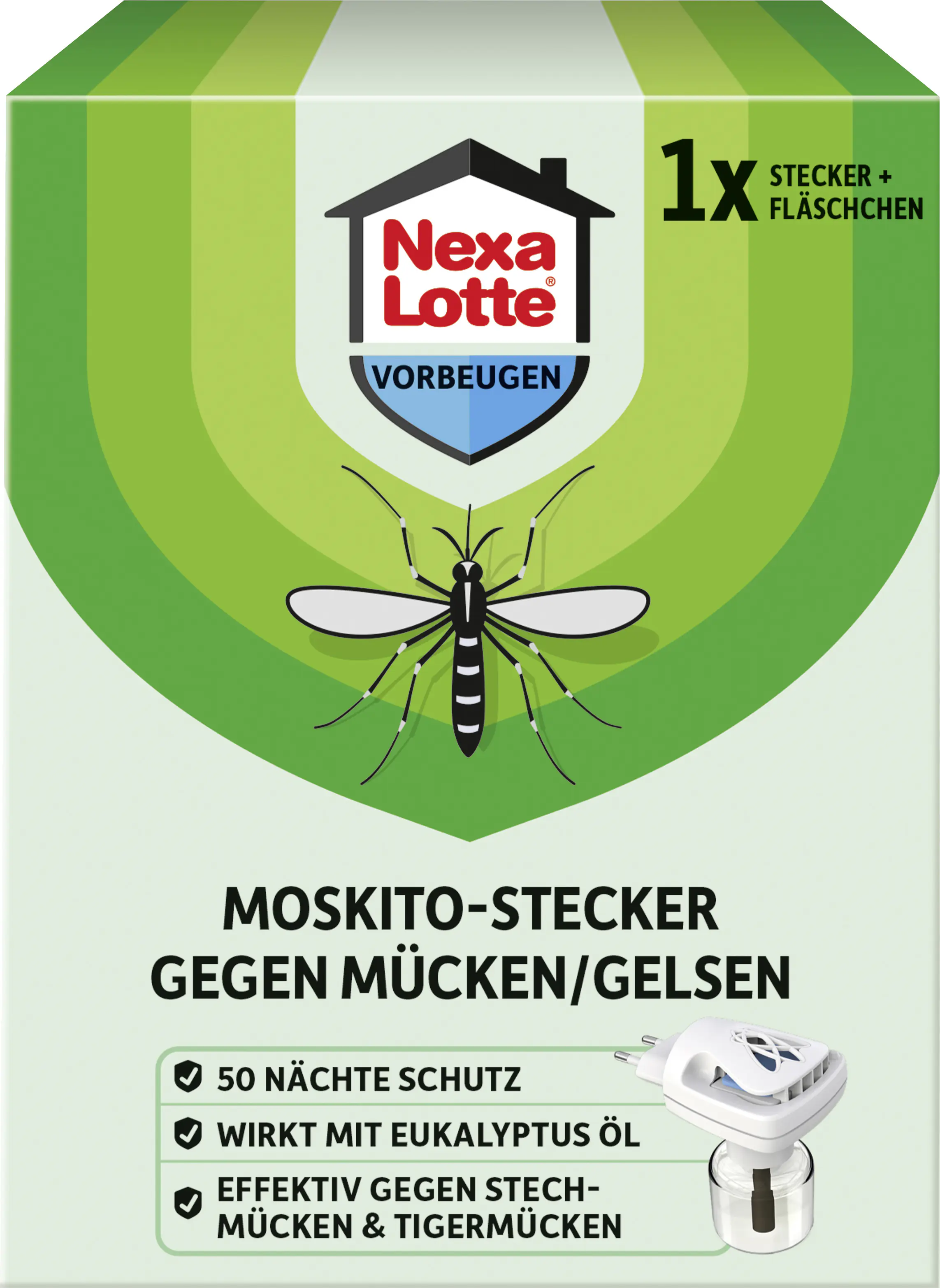 Nexa Lotte MoskitoStecker gegen Mücken/Gelsen 1 Set