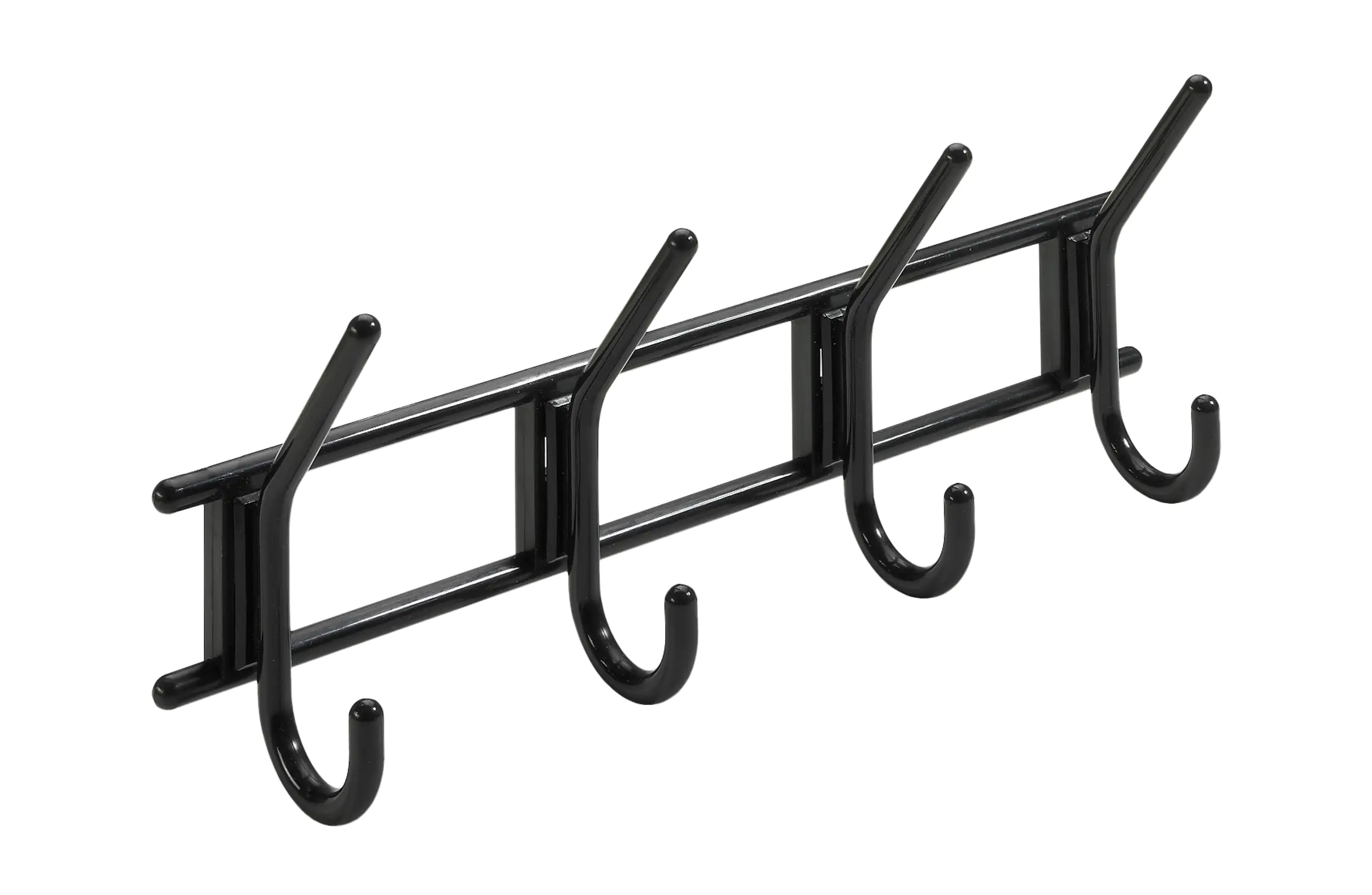 Hettich Garderobenhaken 4 Haken 37,0 x 15,0 x 7,0 cm schwarz Hettich Garderobenhaken 4 Haken 37,0 x 15,0 x 7,0 cm schwarz