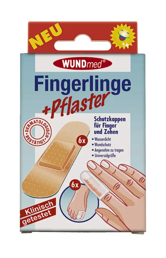 Wundmed Fingerlinge + Pflaster 6 Stück