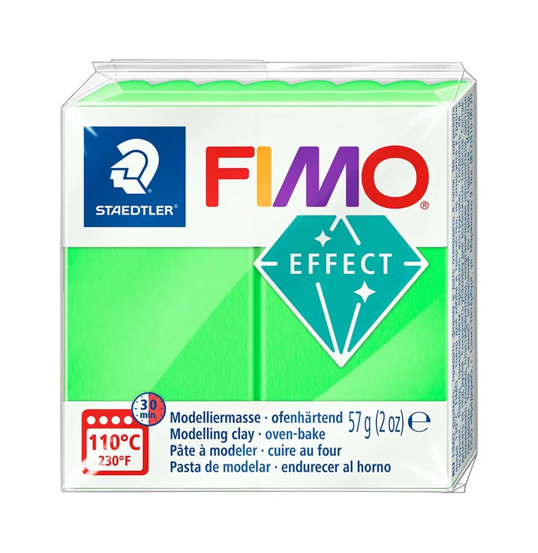 Fimo effect Modelliermasse neon grün 57 g