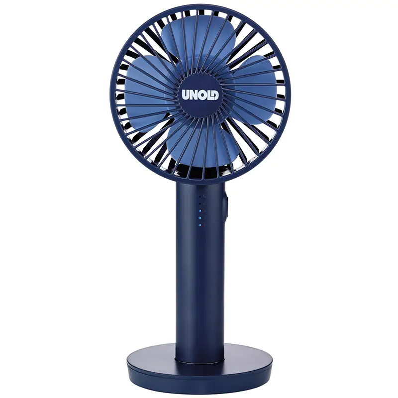 Unold Akku-Handventilator Breezy II blau