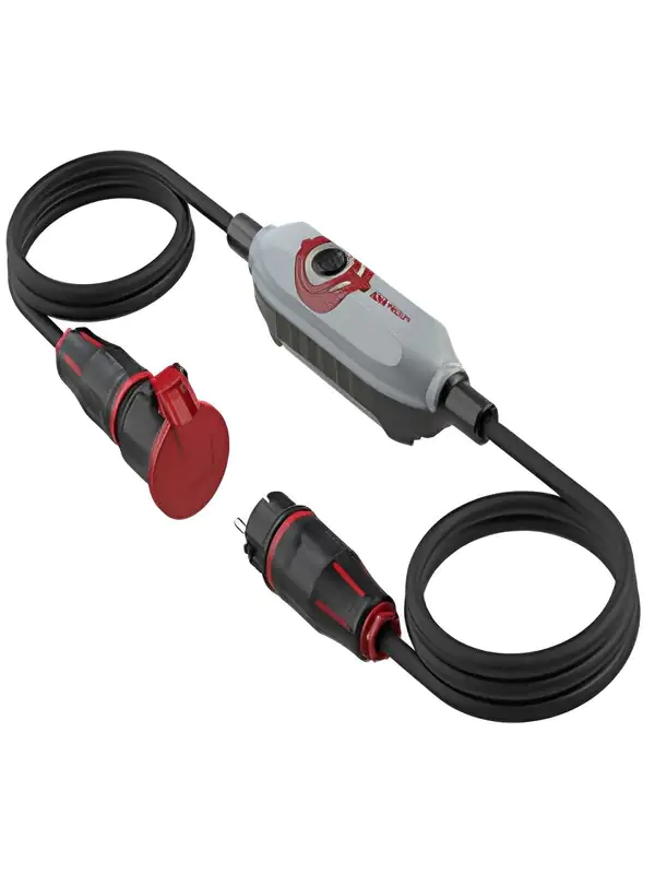 Sicherheitsleitung mit Personenschutzschalter 3 m PRCD-S+ 30 mA