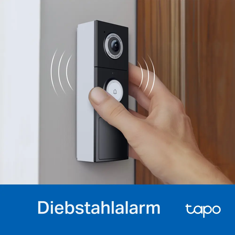 TP-Link Türklingelkamera Tapo D235 Smart Video schwarz TP-Link Türklingelkamera Tapo D235 Smart Video schwarz