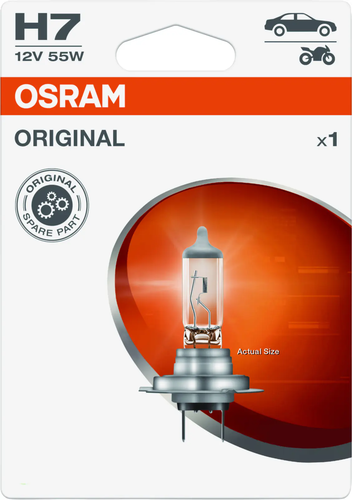 Osram Scheinwerferlampe H7 Original 2.0