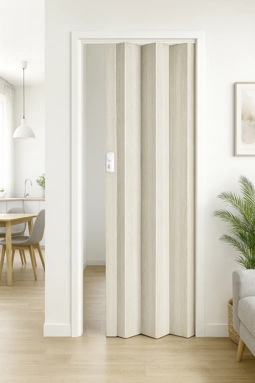 Grosfillex Falttür Spacy Lärche beige 84 x 205 cm