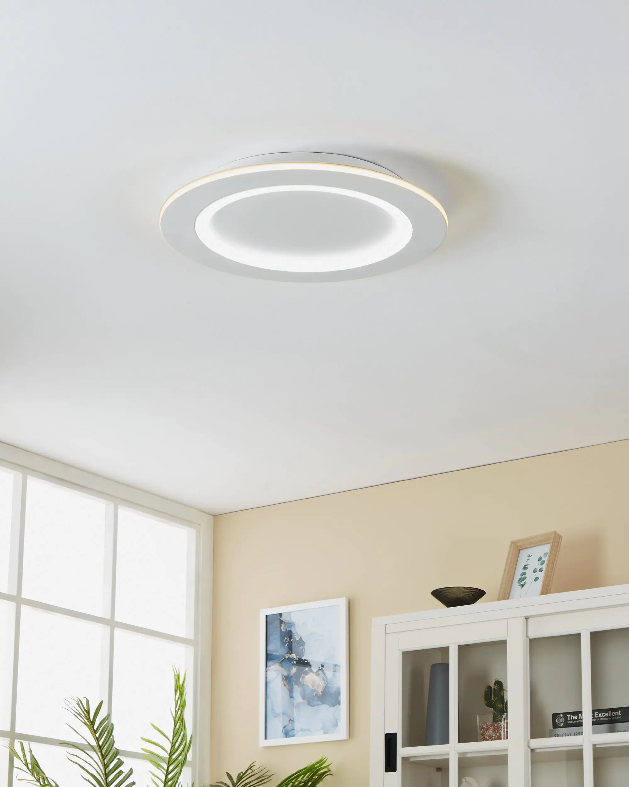 Eglo Connect LED Deckenleuchte Padrogiano-Z weiß Ø 45 cm