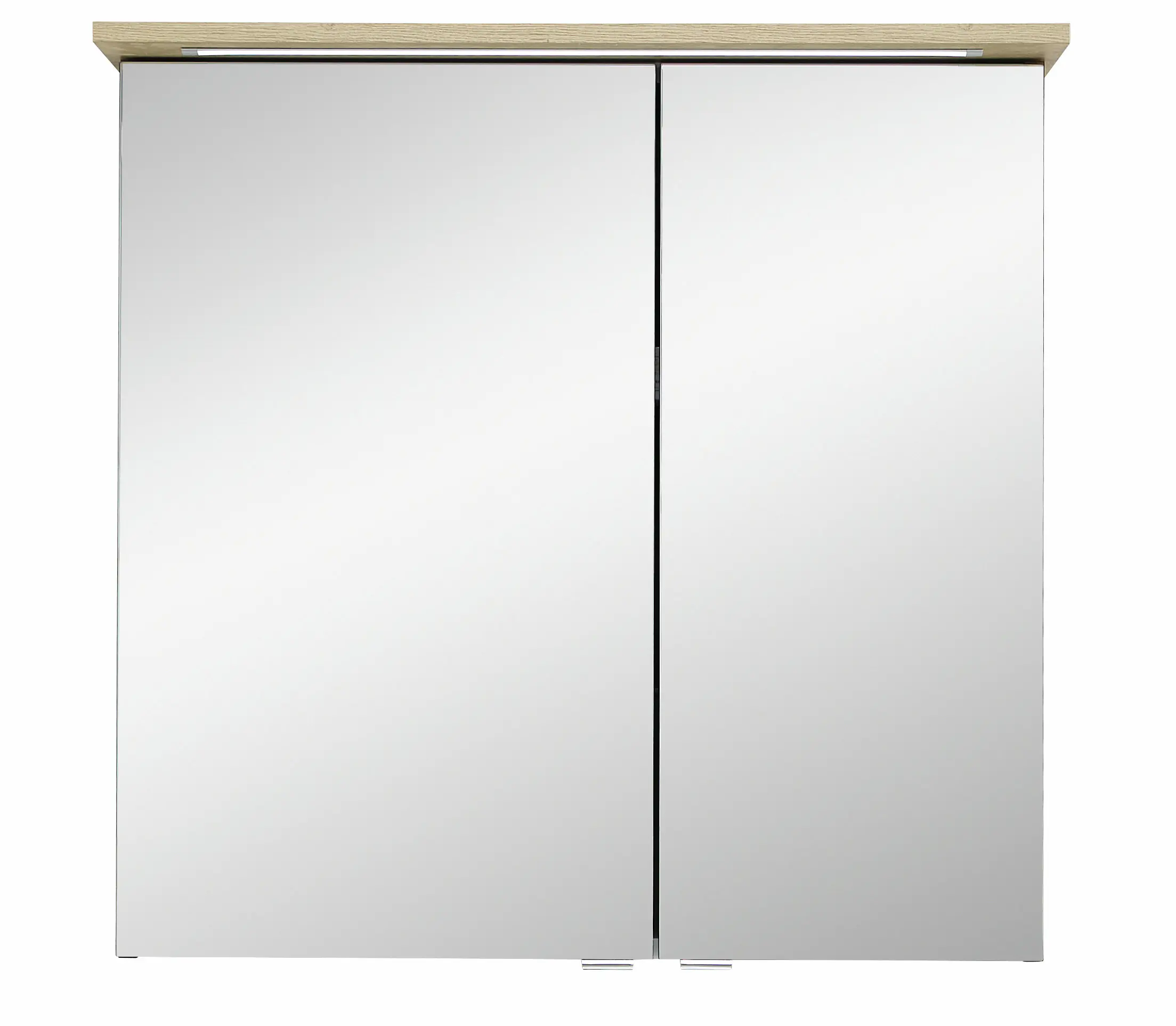 Pelipal Spiegelschrank Münster mit LED Beleuchtung eiche 72 x 71,6 cm