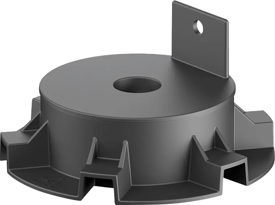 HSI Terra Classic Stelzlager 2,5 - 4 cm verstellbar Kunststoff schwarz 