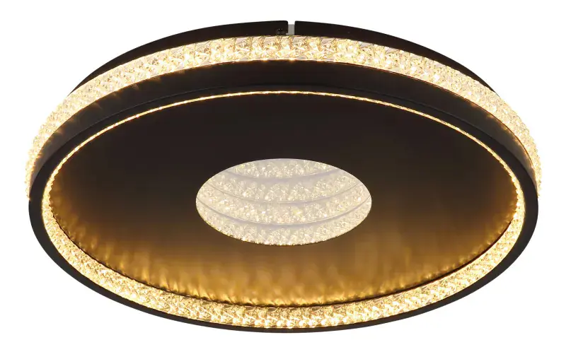 Globo Deckenleuchte Shirley 41 x 6,5 cm Ø x H schwarz CCT