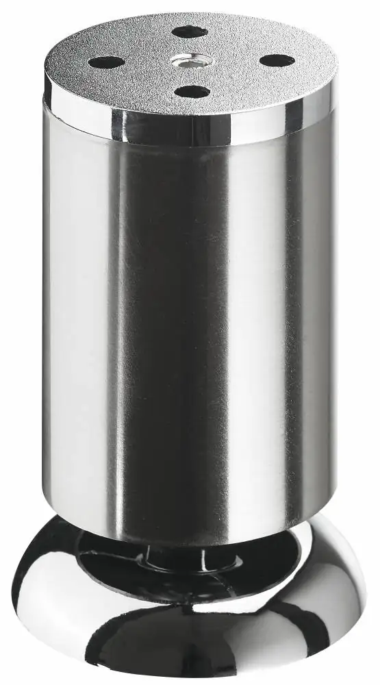 Hettich Möbelfuß Salinio Edelstahl-Optik Ø 50 x 50 x 150 mm