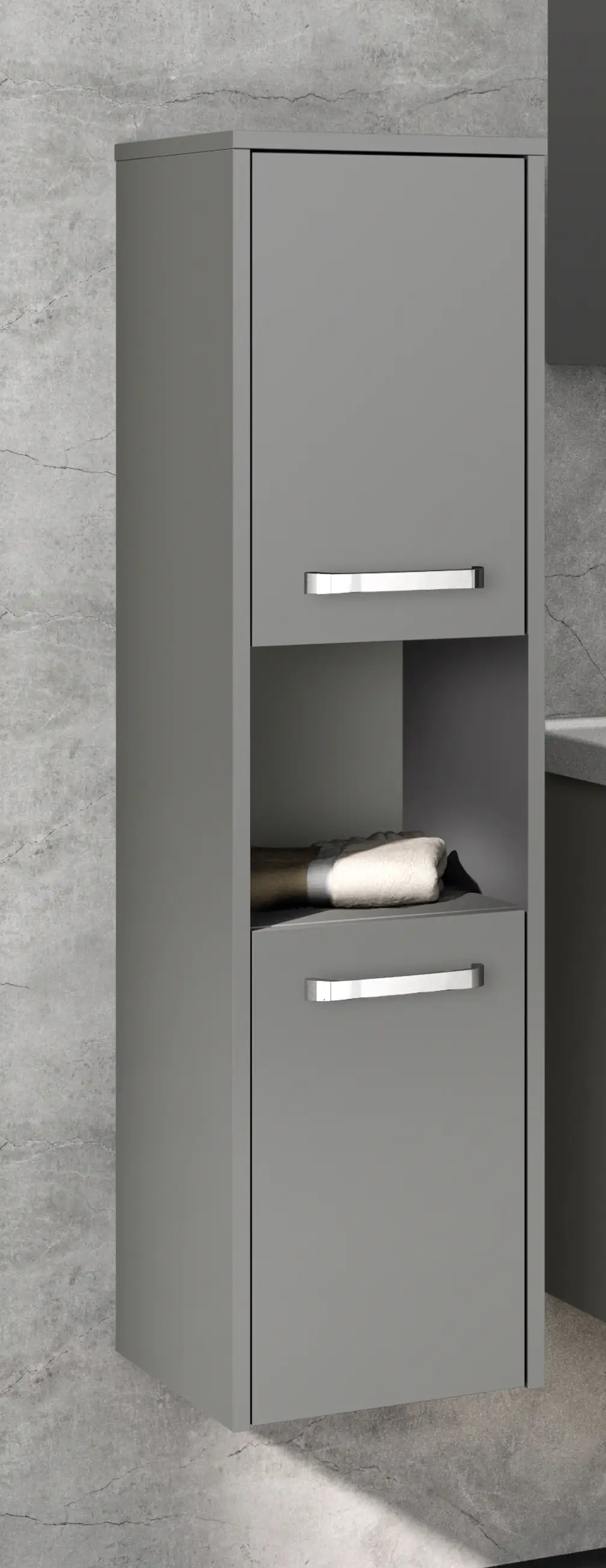 Pelipal Midischrank Berlin quarzgrau 115 x 30 x 33 cm