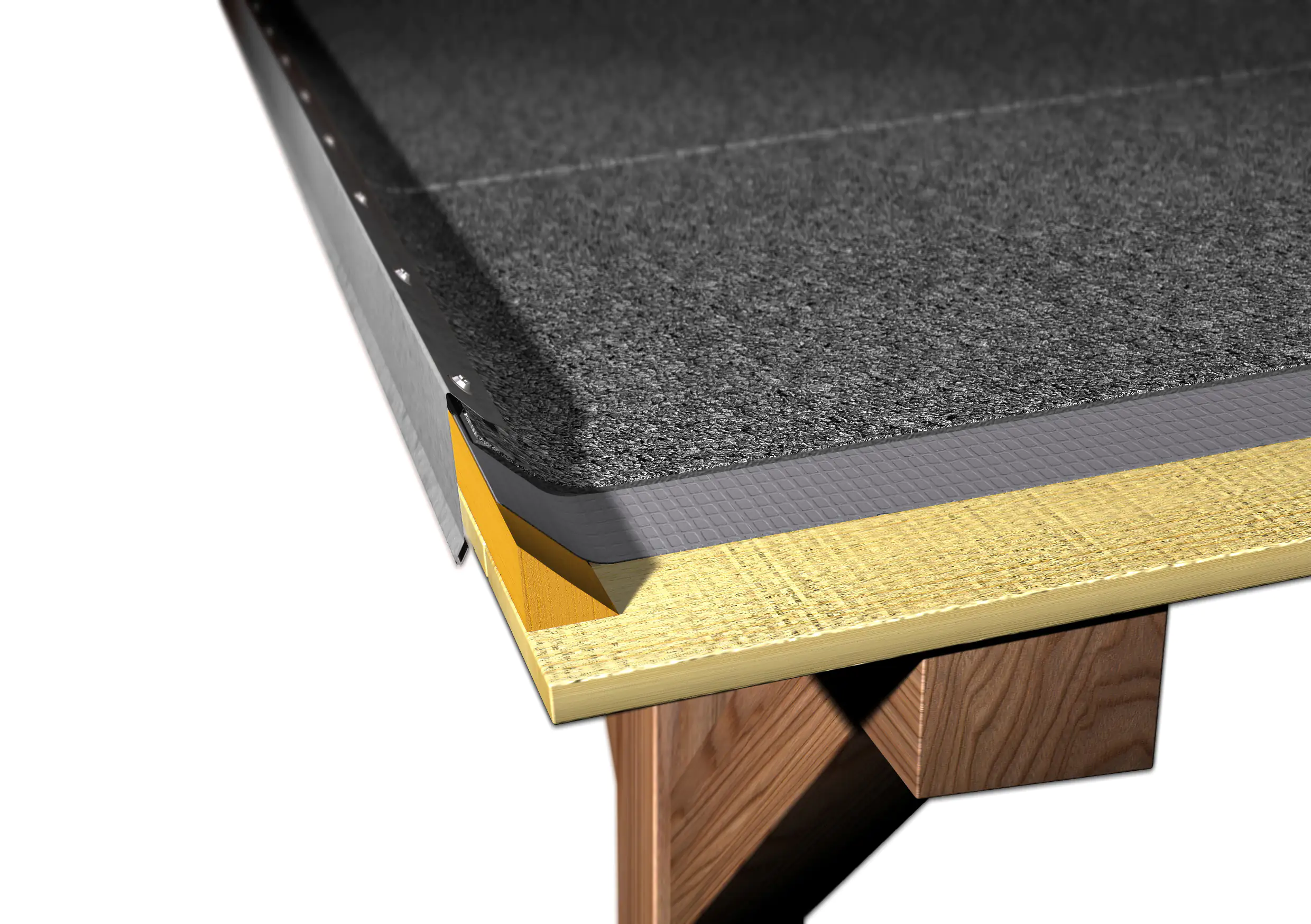 Sarei Dreikantleiste 200 cm, 60 x 60 mm, kiefer