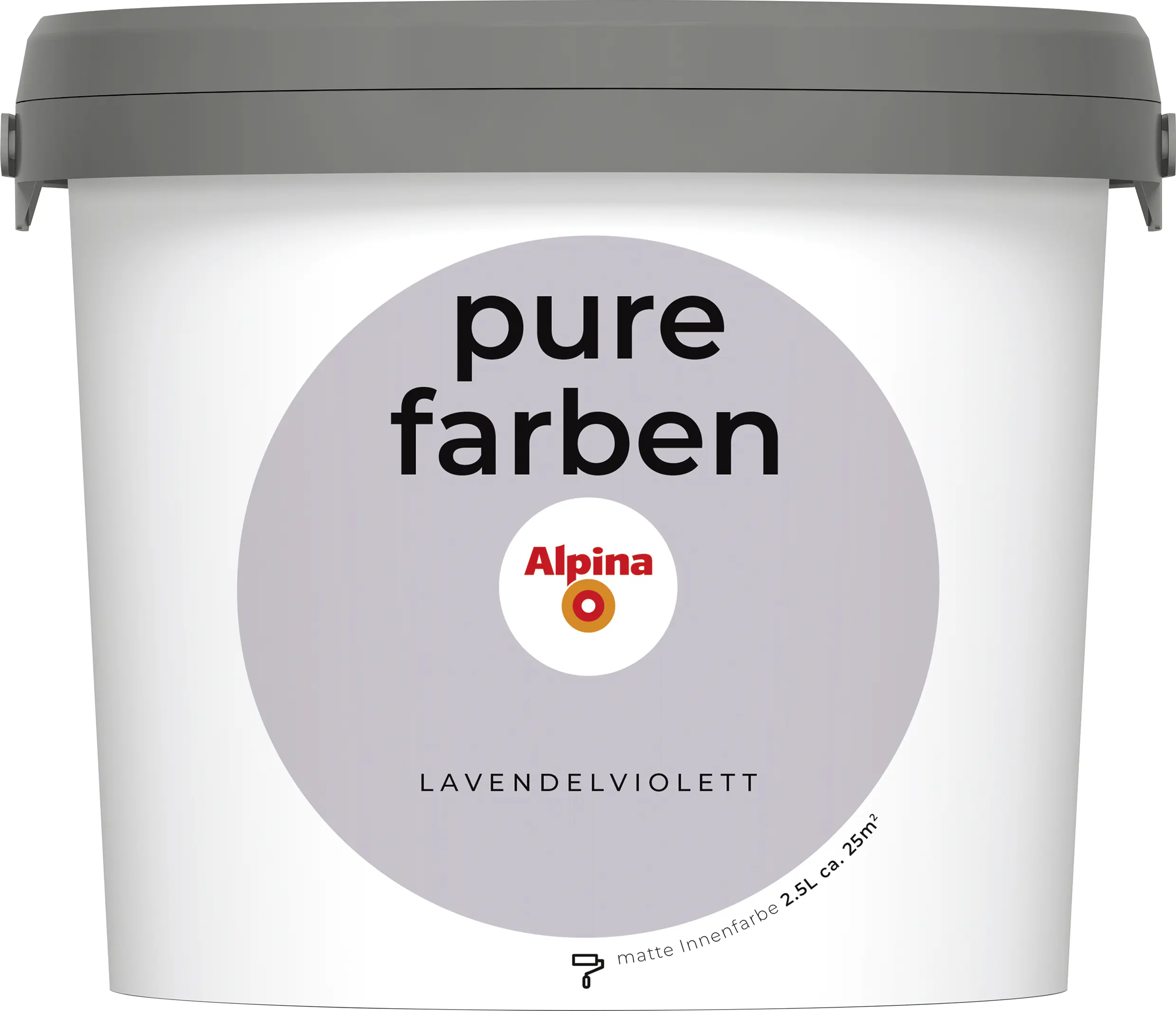 Alpina Pure Farben Wandfarbe lavendelviolett 2,5 L