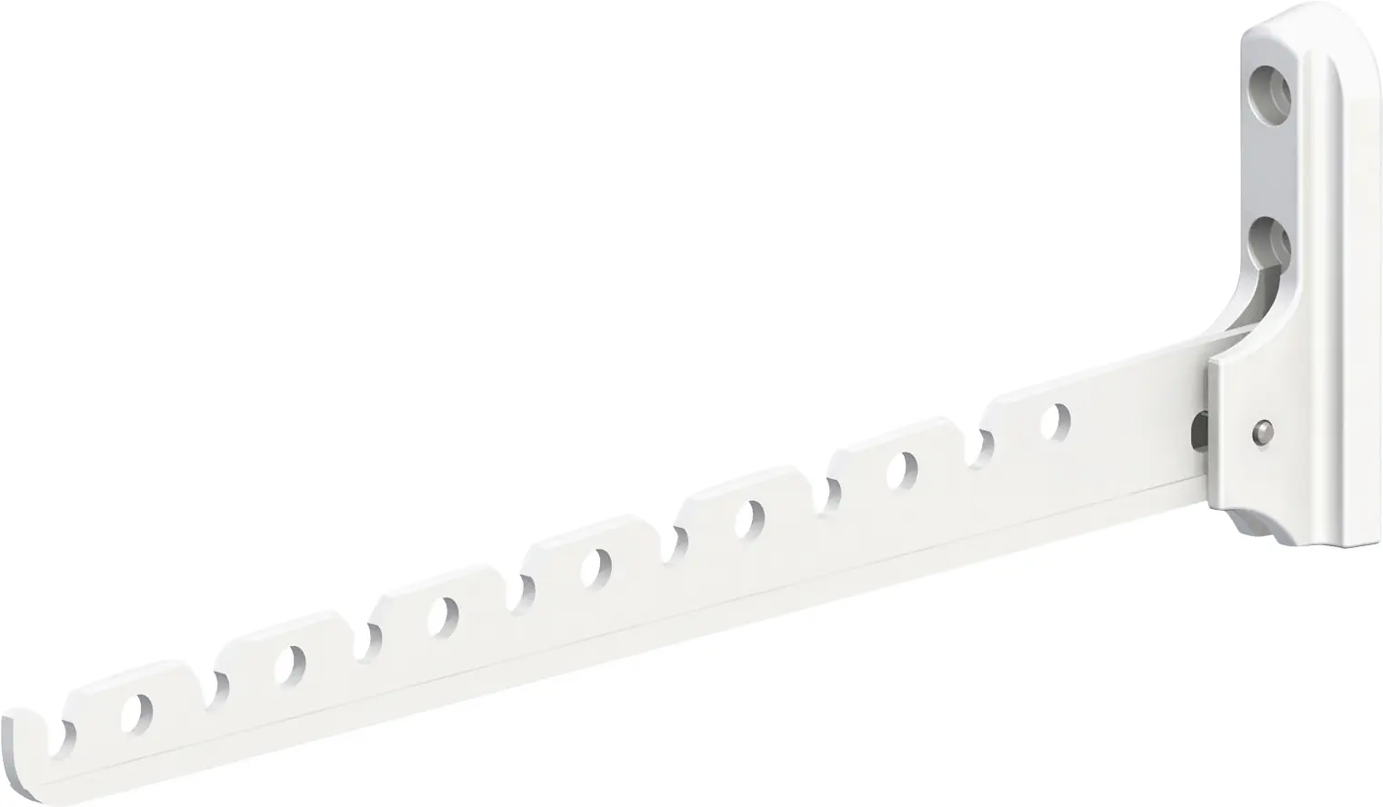 alfer Kleiderlüfter 330 mm 330 mm Aluminium beschichtet weiss