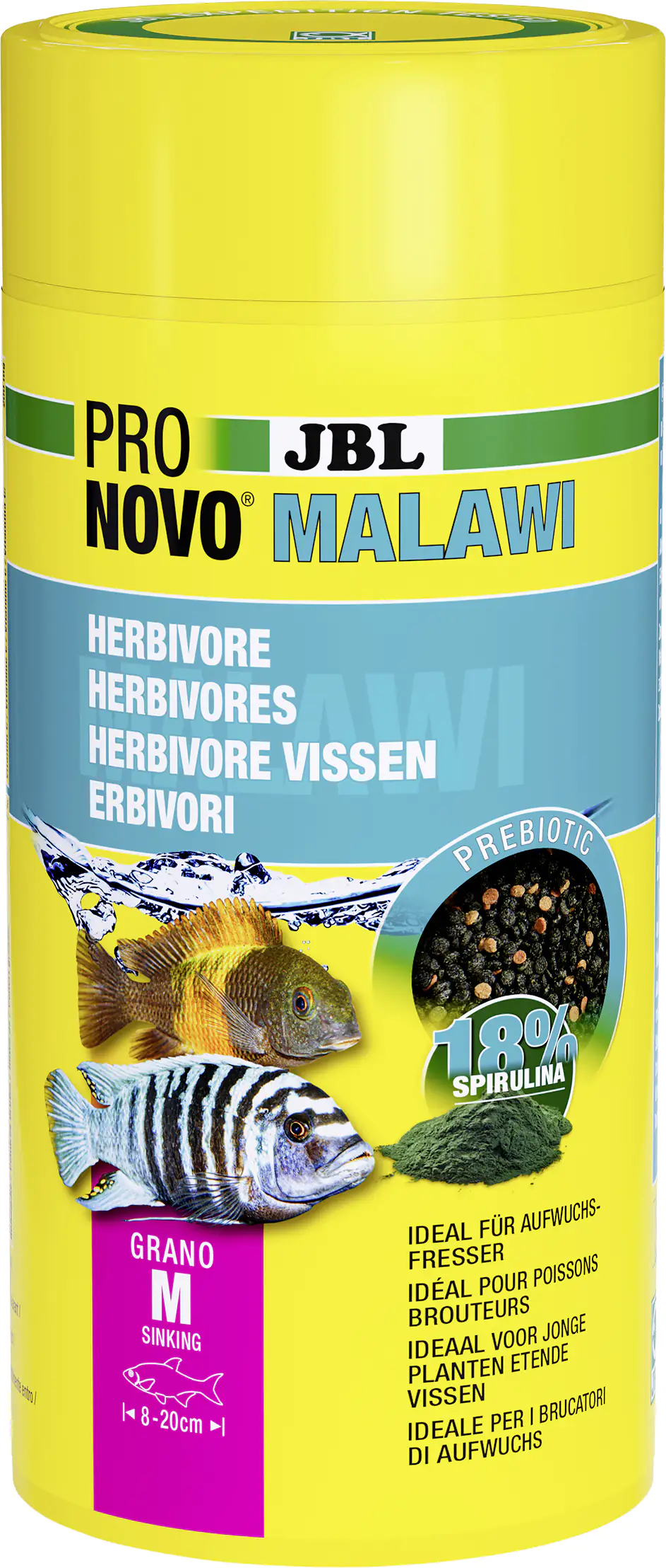 JBL Fischfutter Pronovo Malawi Grano M Fischfuttergranulat 1000 ml