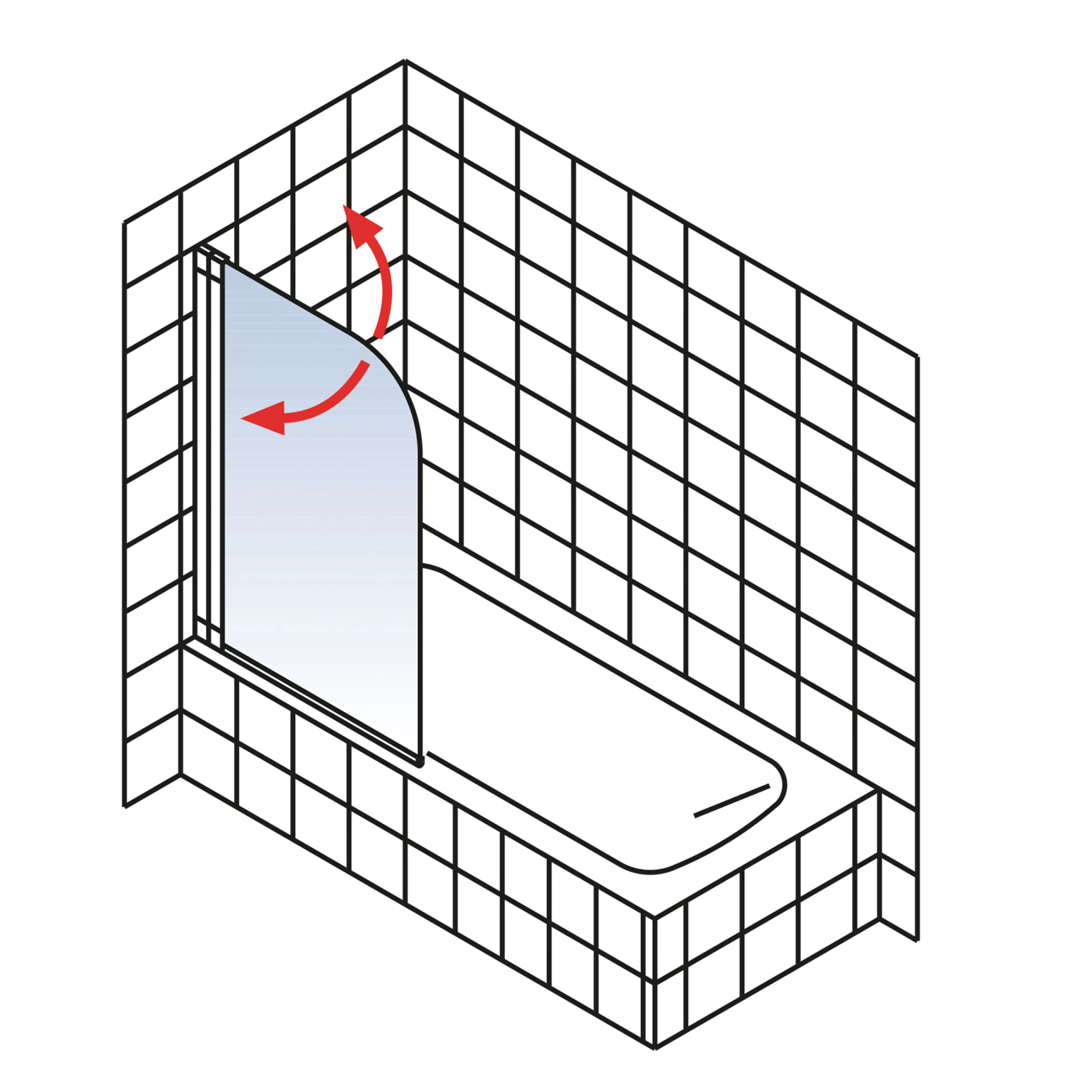 Schulte Badewannenaufsatz D1650 1-tlg. 140 x 80 cm