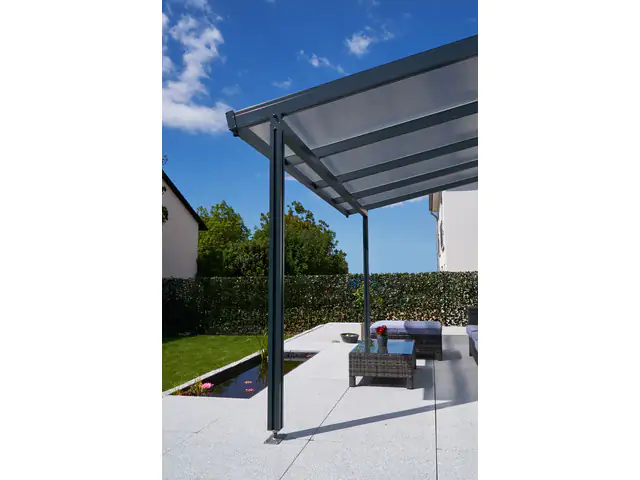 Gutta Doppelstegplatte-Erweiterungsset Zebraplatte 300 x 98 x 1,6cmm anthrazit