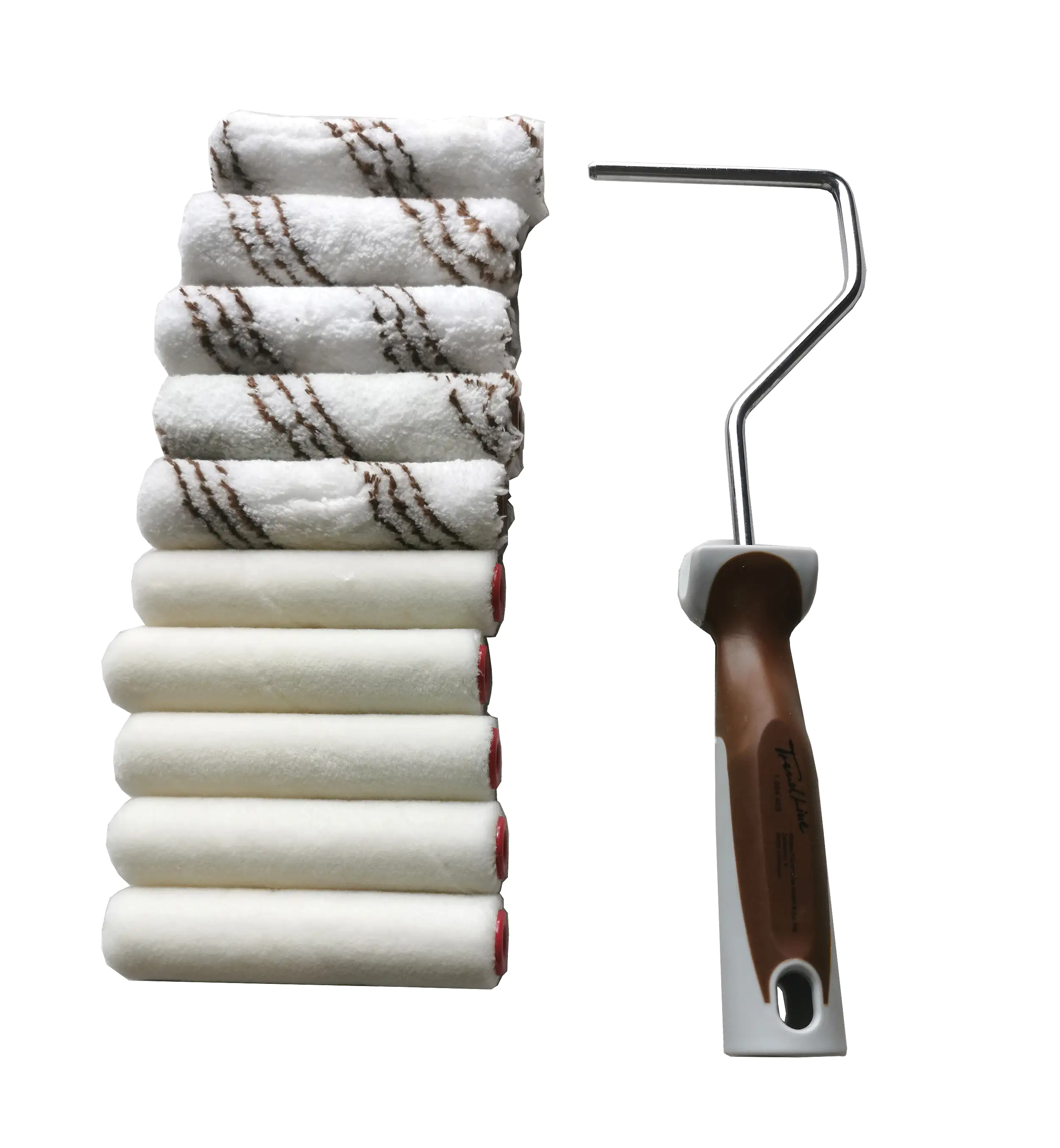 4333692048378 TrendLine Kleinrollerset Lasuren 10 cm 10 mm 11-teilig