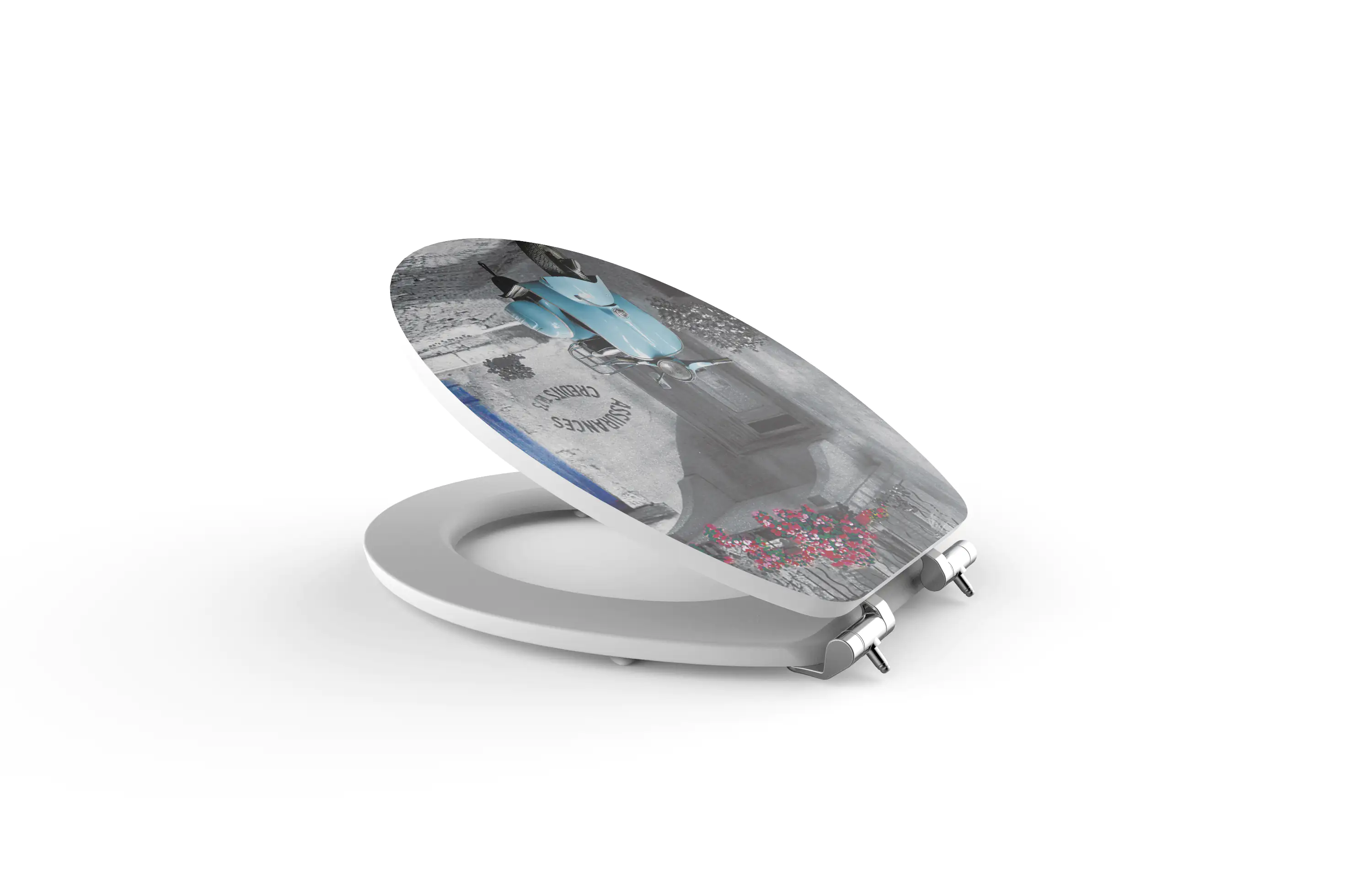 Primaster WC-Sitz mit Absenkautomatik Luigi 3D weiß