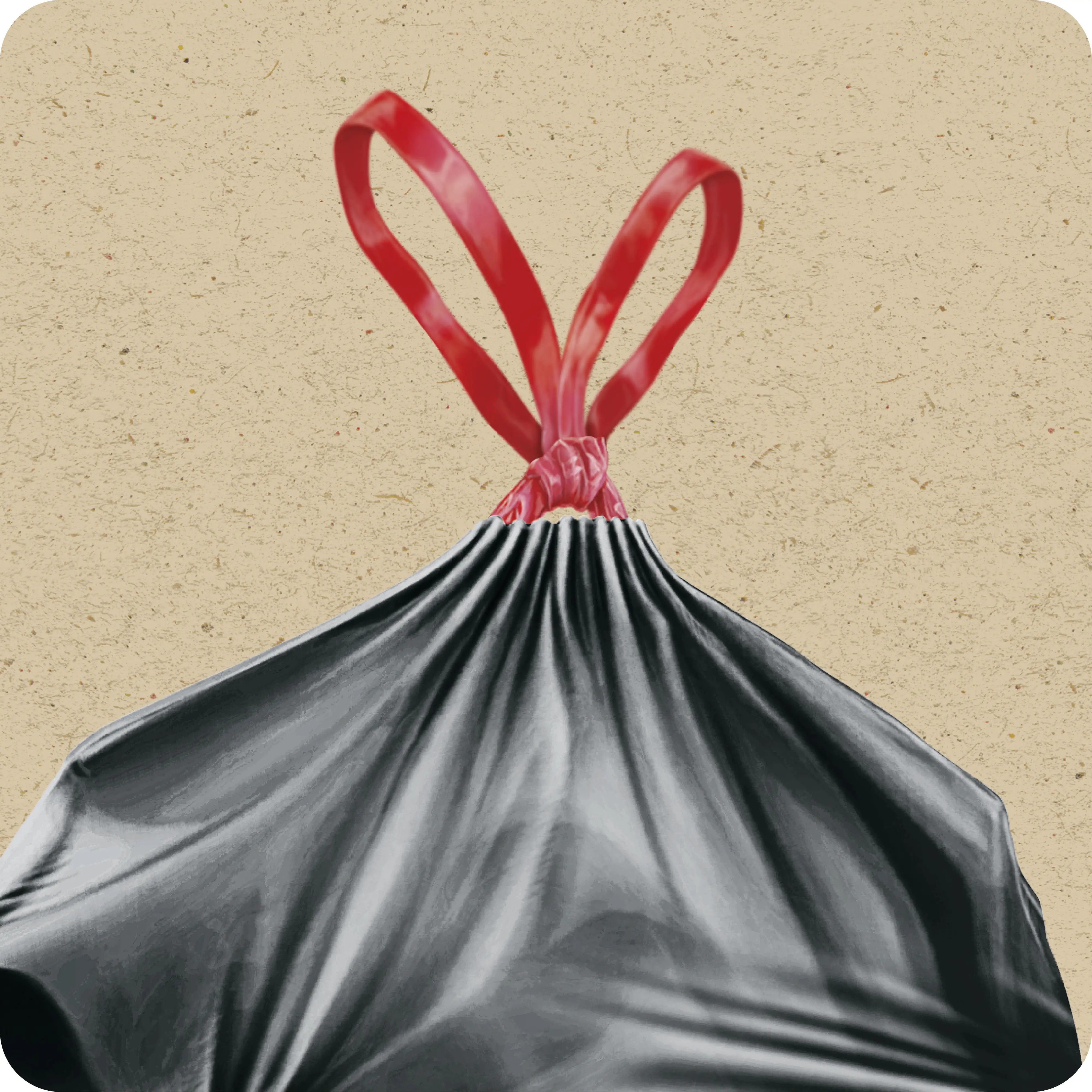 Swirl® Fixierband-Müllbeutel XL 30 L Reißfest & Dicht