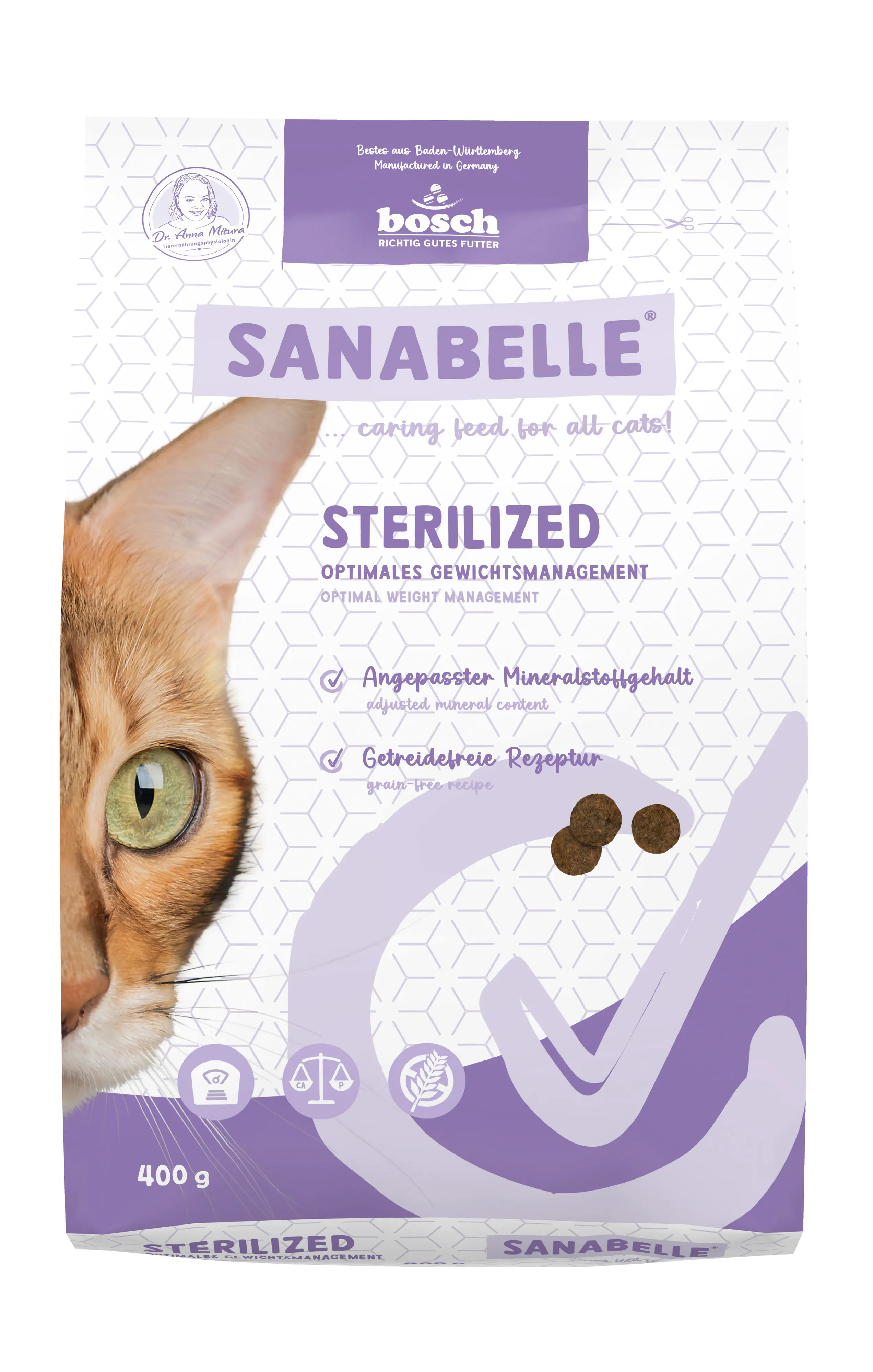 Sanabelle Katzentrockenfutter Adult mit Geflügel für sterilisierte Katzen 400 g Sanabelle Katzentrockenfutter Adult mit Geflügel für sterilisierte Katzen 400 g