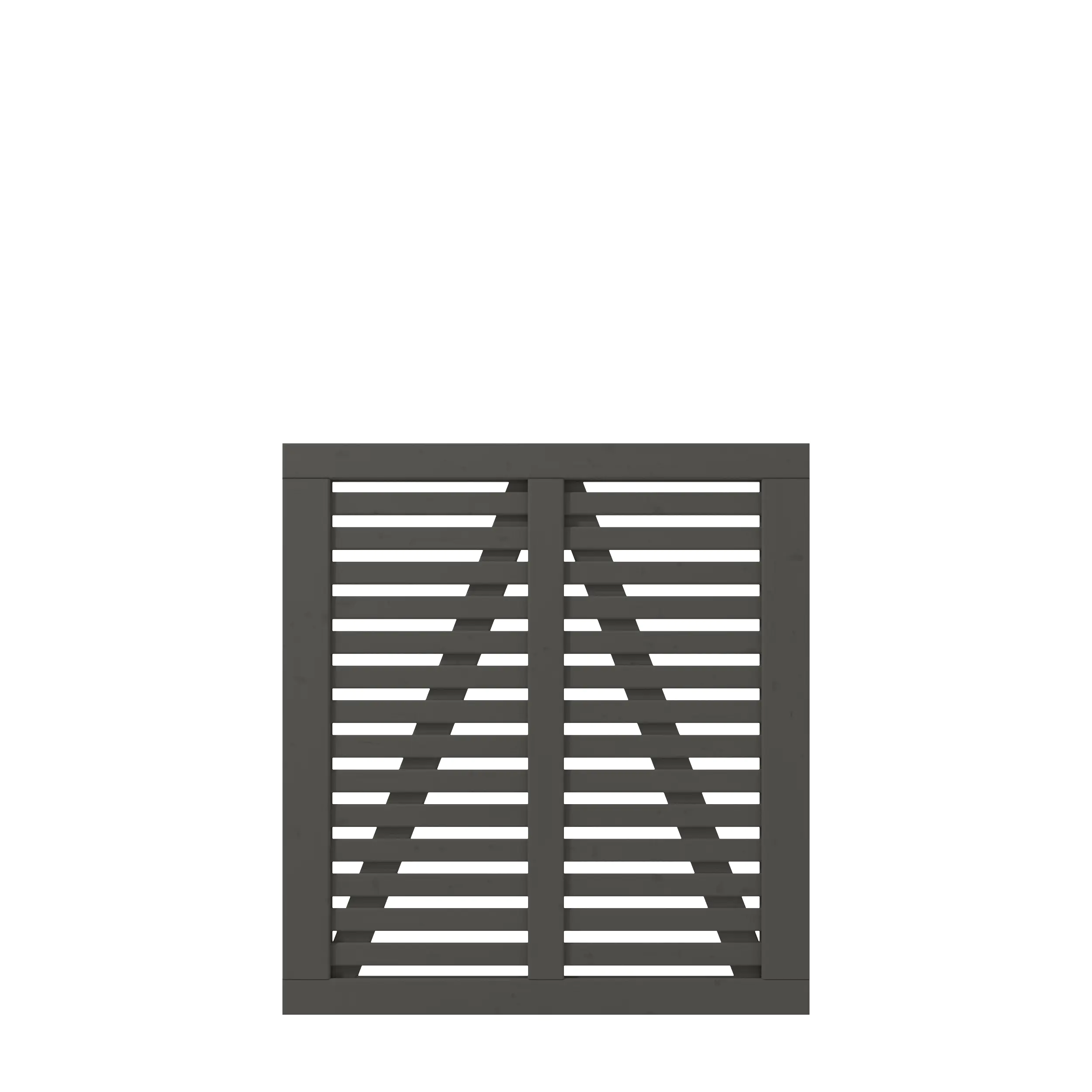 Plus Einzeltor Harmoni inkl. Beschläge 100 x 107 cm umbragrau fungizidbehandelt