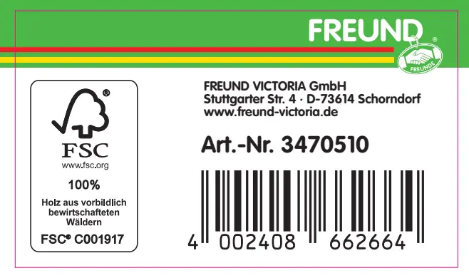 Freund Victoria Großraumbesen 60 cm Arengaborsten ohne Stiel