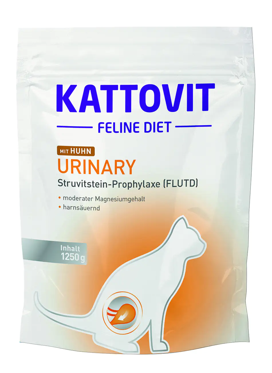 Kattovit Feline Urinary Huhn 1.250 g für ausgewachsene Katzen