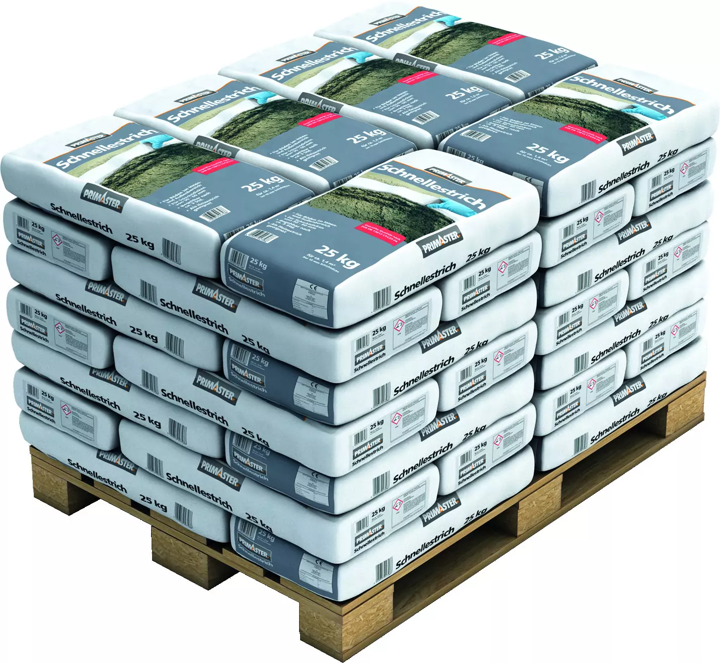Primaster Schnellestrich 25 kg grau 4,0 mm 42 St. Palettenabnahme