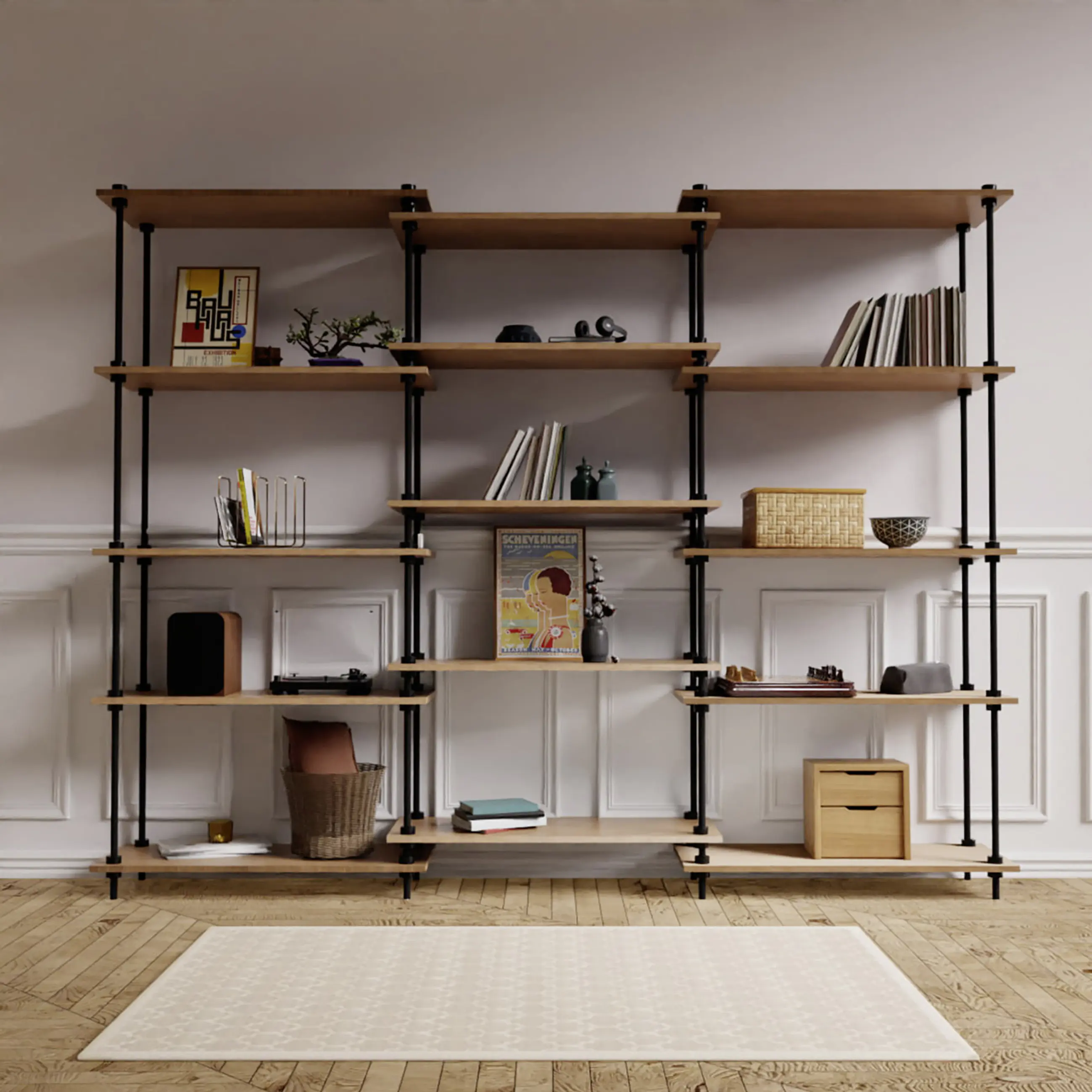 Ar Shelving Standregal-Set Deco Nebraska 185 x 235 cm 600 kg