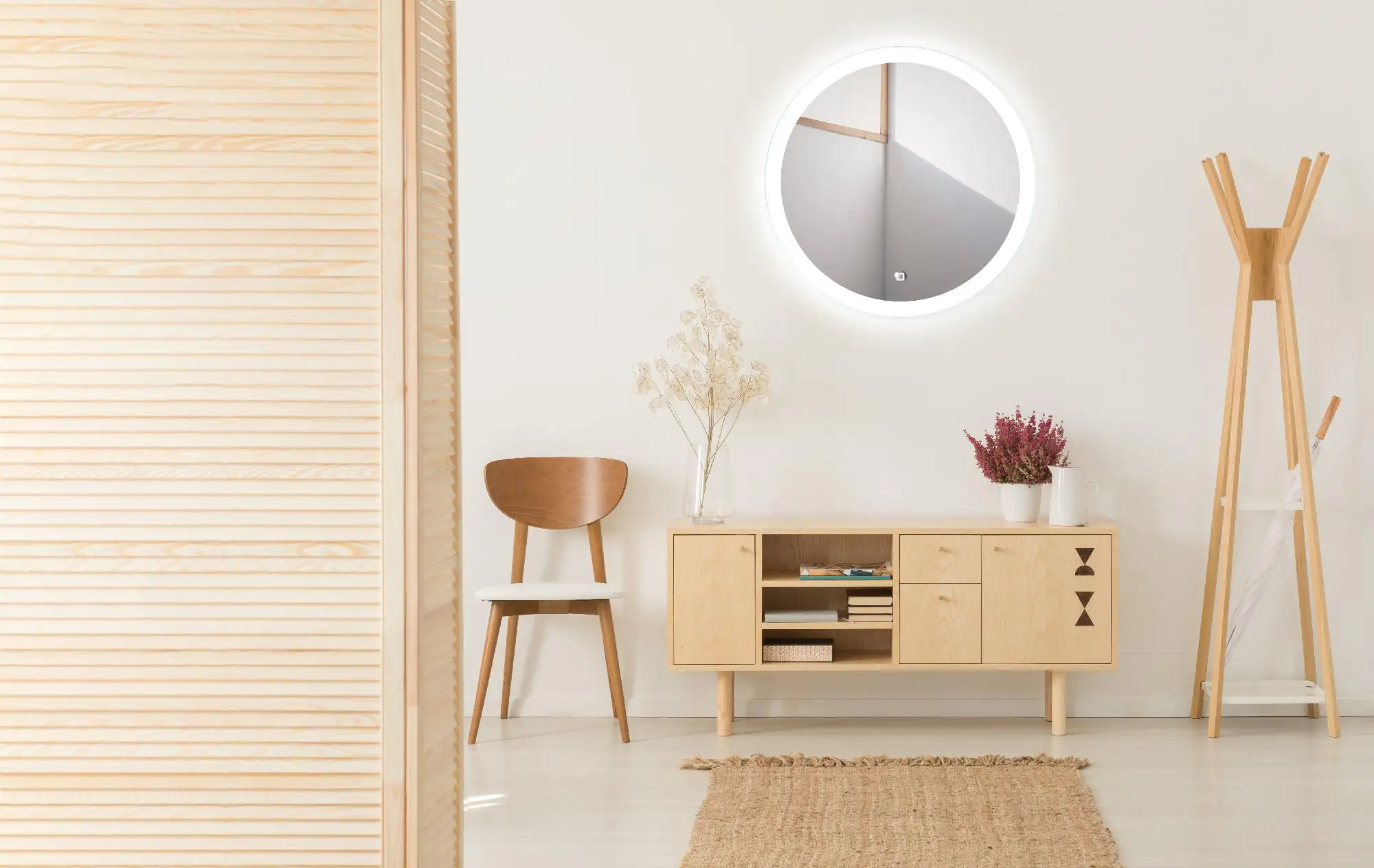 DSK LED Lichtspiegel Silver Lunar Ø59 cm DSK LED Lichtspiegel Silver Lunar Ø59 cm