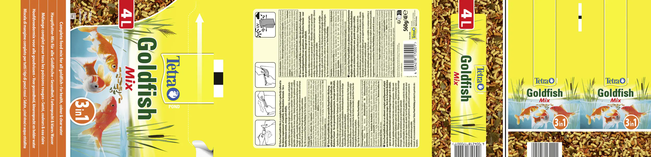 Tetra Pond Goldfish Mix 4 L Tetra Pond Goldfish Mix 4 L